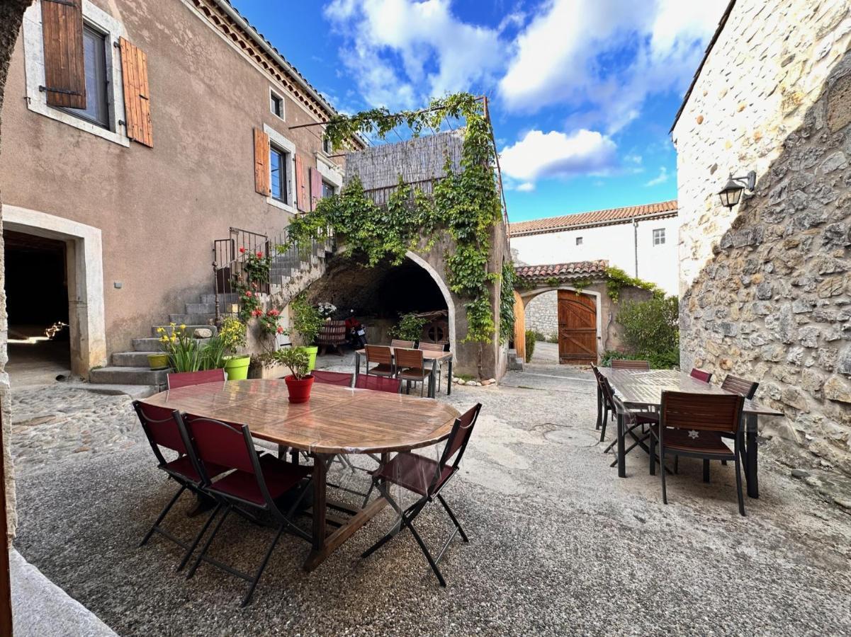Chambres D'Hotes Les Clapas Chauzon Buitenkant foto